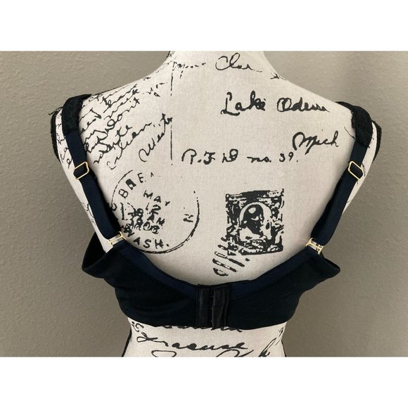 Soma Embraceable Full Coverage Lace Trim Underwire Bra - Size 40DDD - Picture 3 of 4